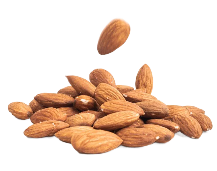 Almonds White Background 596794 253